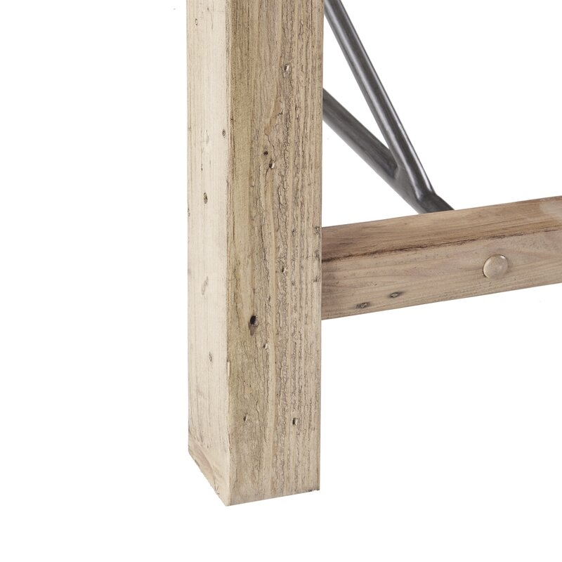 Maiorano Wood Bench - Image 4