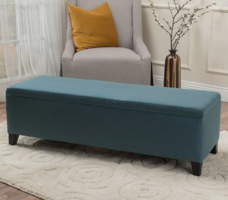 Schmit Upholstered Storage Bench - Image 2
