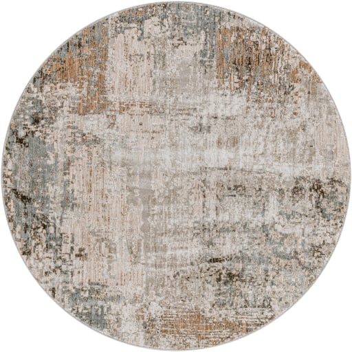 Brunswick Beige Indoor 7'10" x 7'10" Machine Woven Rug - Image 0