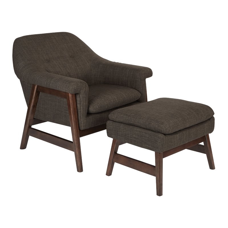 Wilber Lounge Chair and Ottoman - taupe - Image 0