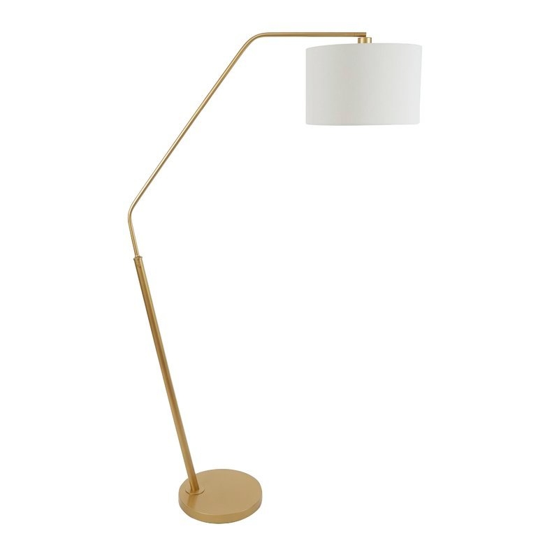 Cason Gold Arched Floor Lamp - Image 0