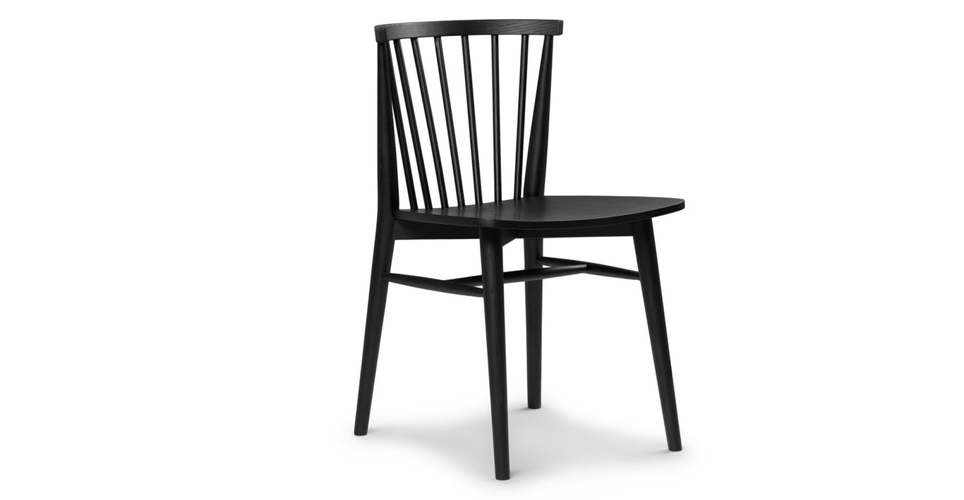 Rus Black Dining Chair, Pair - Image 0