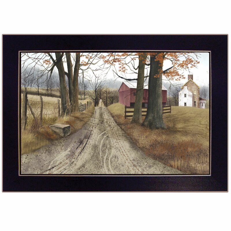 'The Road Home' Framed Acrylic Painting Print - Image 0