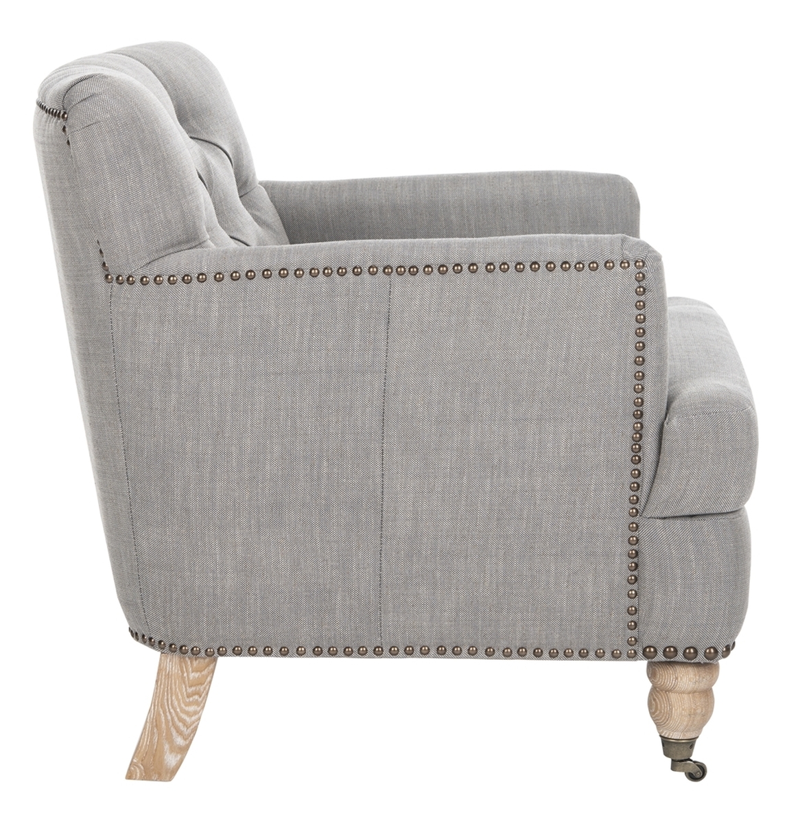 Colin Tufted Club Chair - Stone/Grey/White Wash - Arlo Home - Image 2