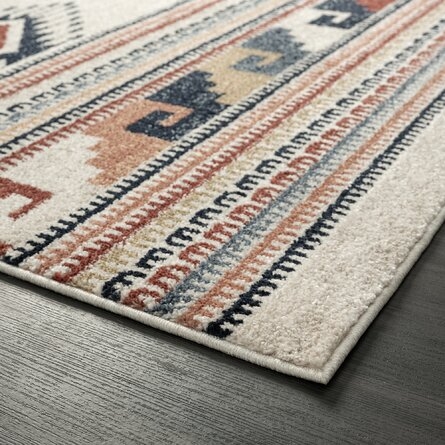 Abani Rug Tiburon SED190A Southwestern Diamond Pattern Area Rug - Image 4