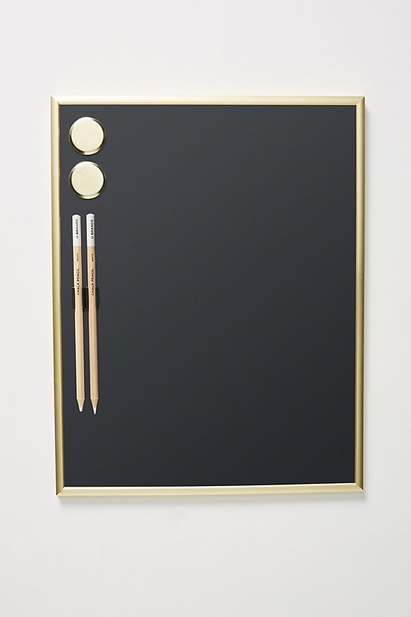 Framed Magnetic Chalkboard - Image 0