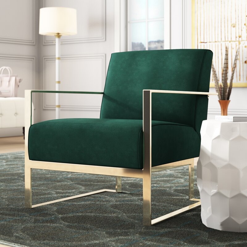 Green Dexter Lounge Chair - Image 0
