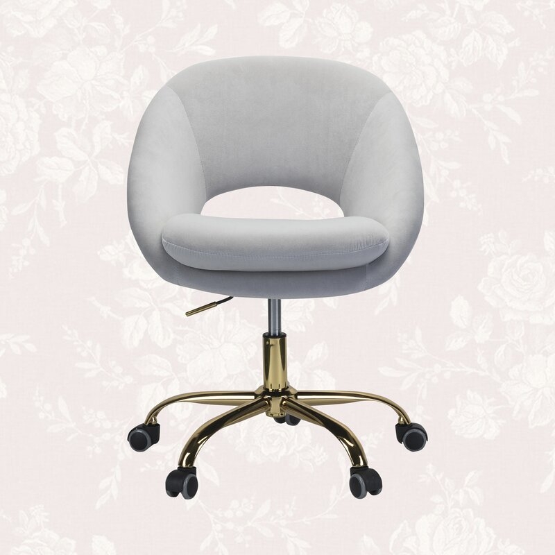 Lourdes Task Chair - Gray - Image 3