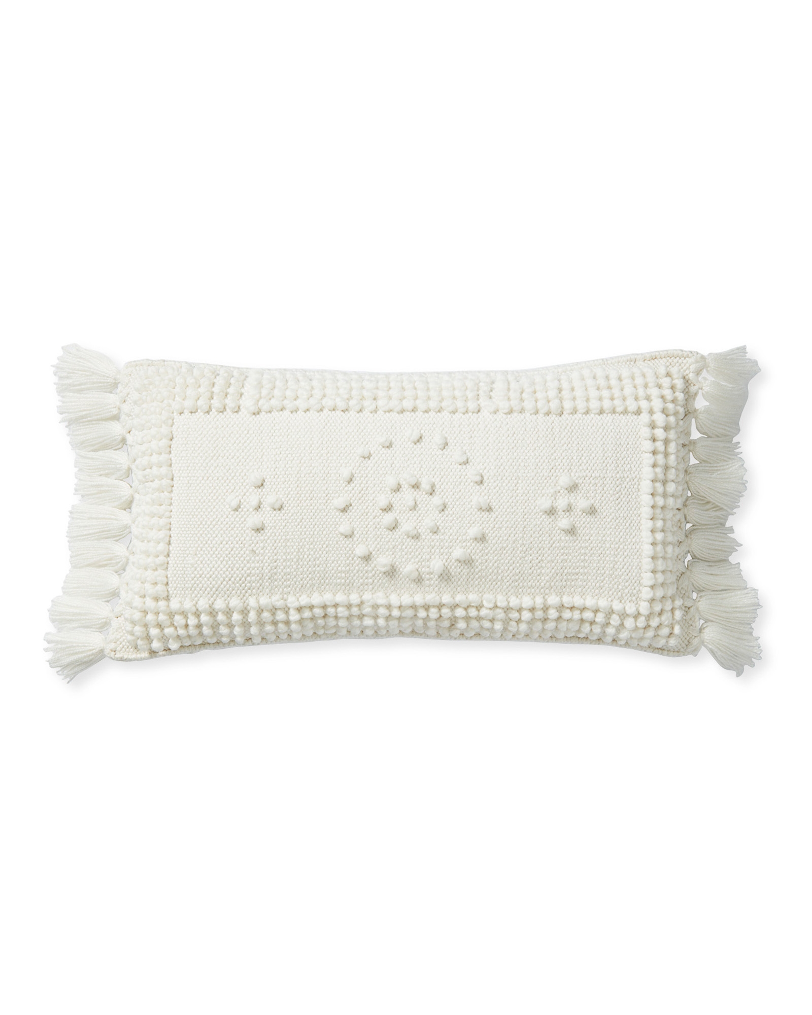 Montecito Outdoor 12" x 21" Pillow Cover - Ivory - Insert sold separately - Image 0
