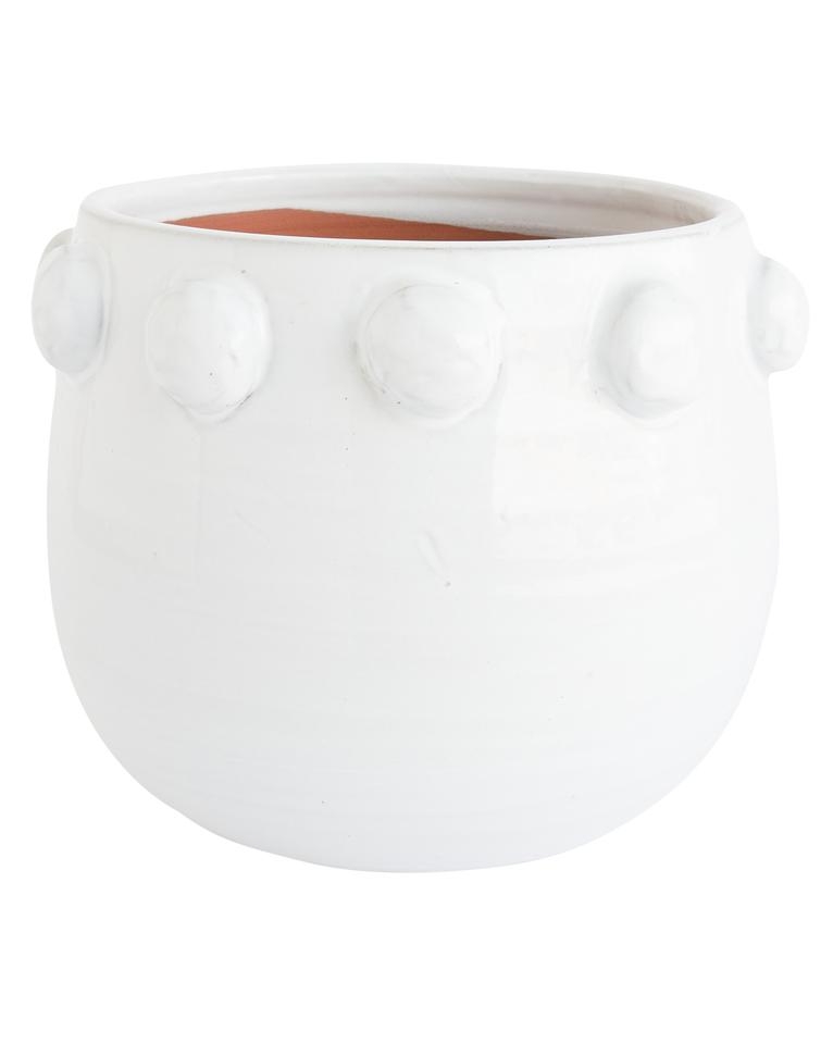 DOTTED TERRACOTTA PLANTER - LARGE - Image 0