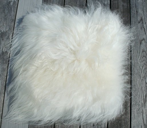 Sheepskin Barstool Cushion - Image 1