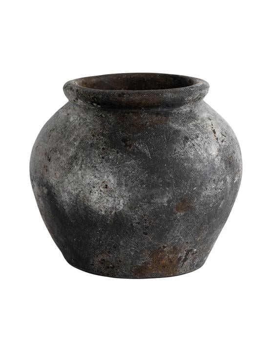 Aged Terracotta Jar - Image 0