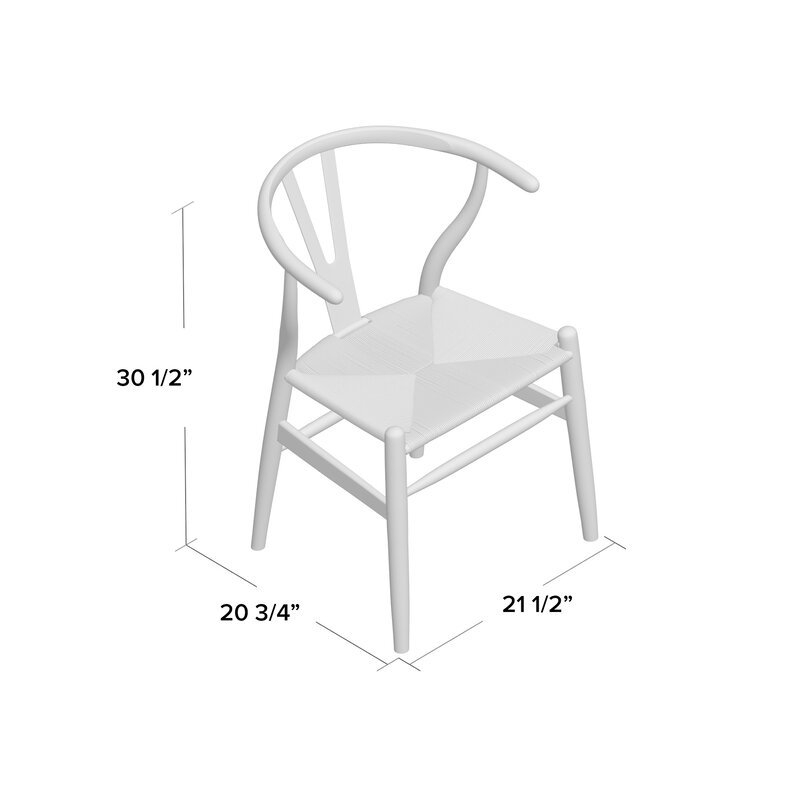 Dayanara Solid Wood Dining Chair, Natural - Image 2