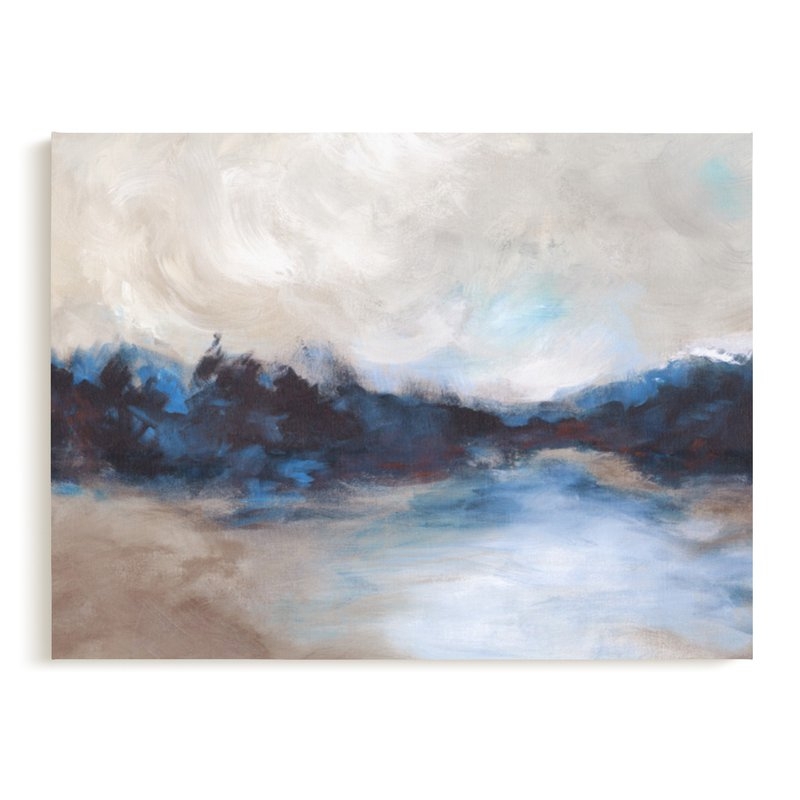 saint mary's lake, 30" x 40" canvas - Image 0