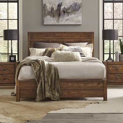 Montauk Panel Bed - Queen - Rustic Walnut - Image 1