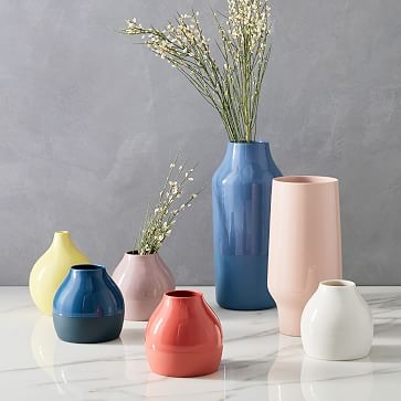 Bright Ceramicist Vase, Tall Teardrop, Blue - Image 4