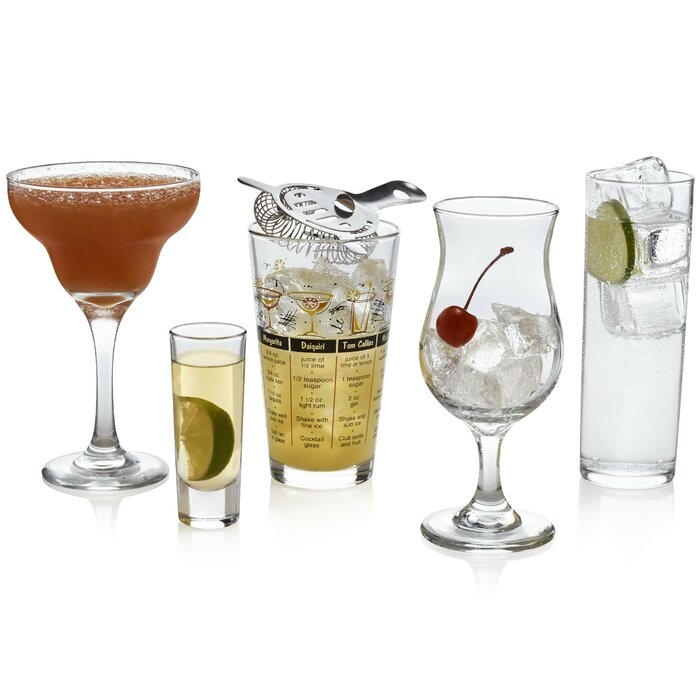 Bar in a Box 18-Piece Assorted Glassware Set - Image 1