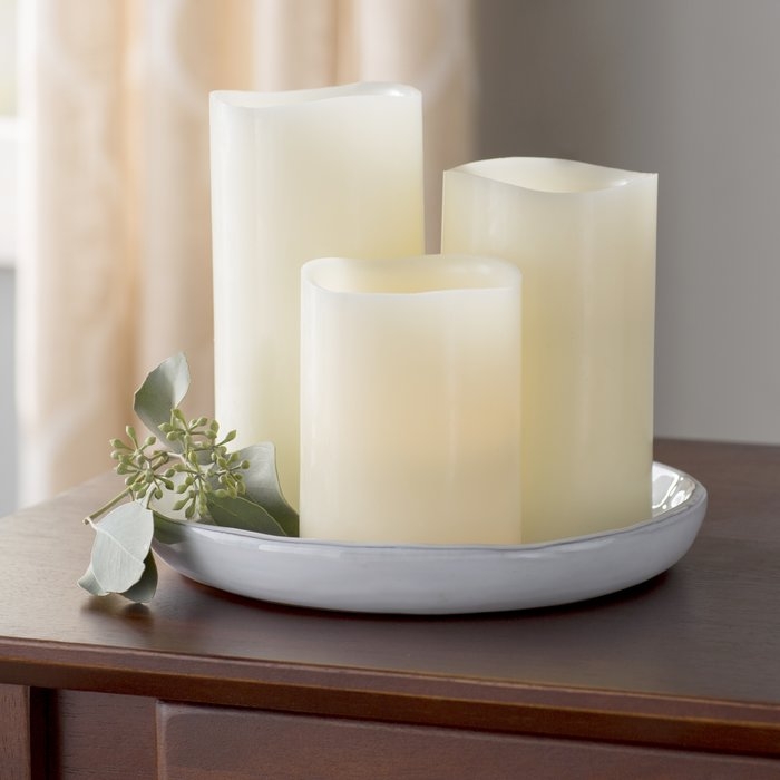 3 Piece Scented Flameless Candle Set - Image 0