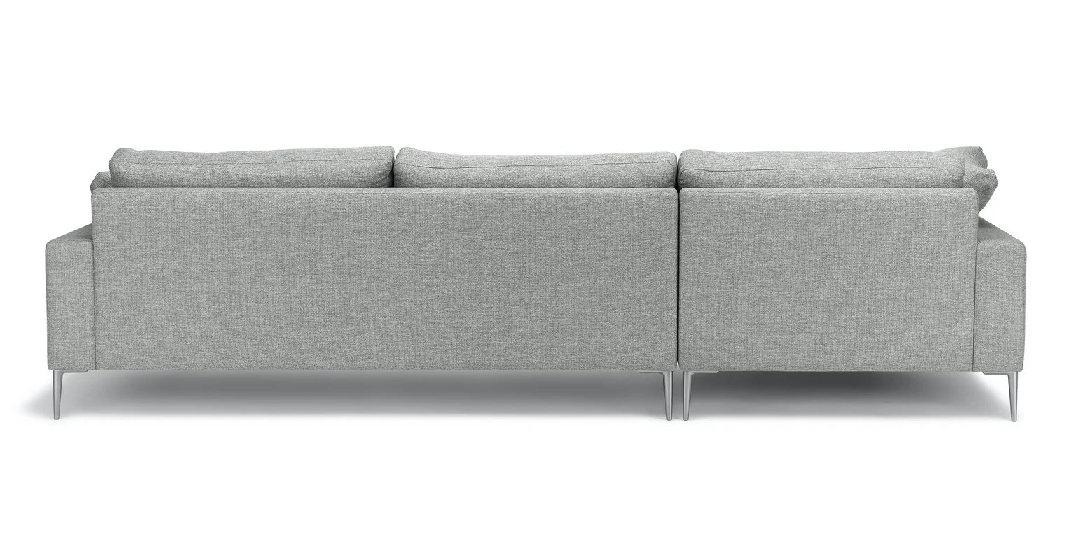 Nova Winter Gray Left Sectional Sofa - Image 3