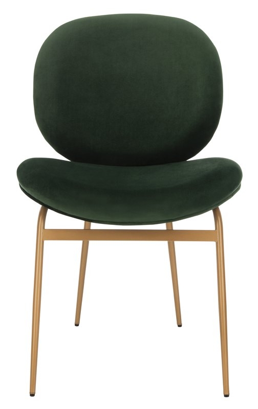 Vilonia Upholstered Dining Chair- Malachite Green- Set of 2 - Image 2