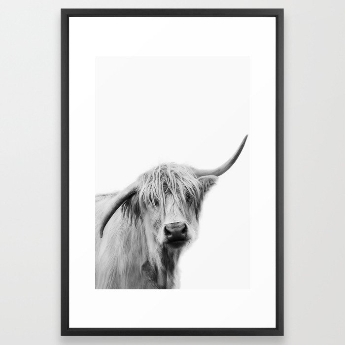 Hey Cow Framed Art Print - Image 0
