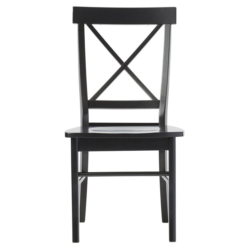 Sawyer Cross Back Solid Wood Dining Chair- set of 2 - Image 3