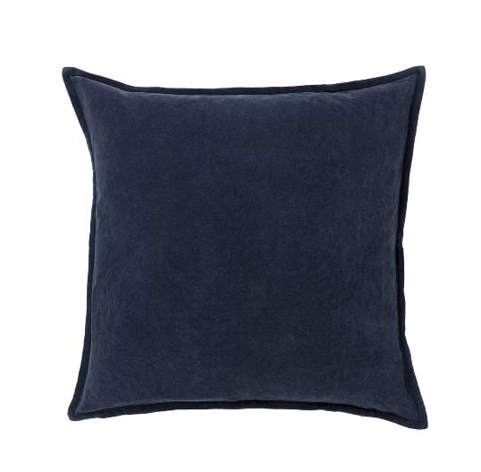 Eduarda Velvet Cotton Throw Pillow Cover 20" x 20" - Image 0