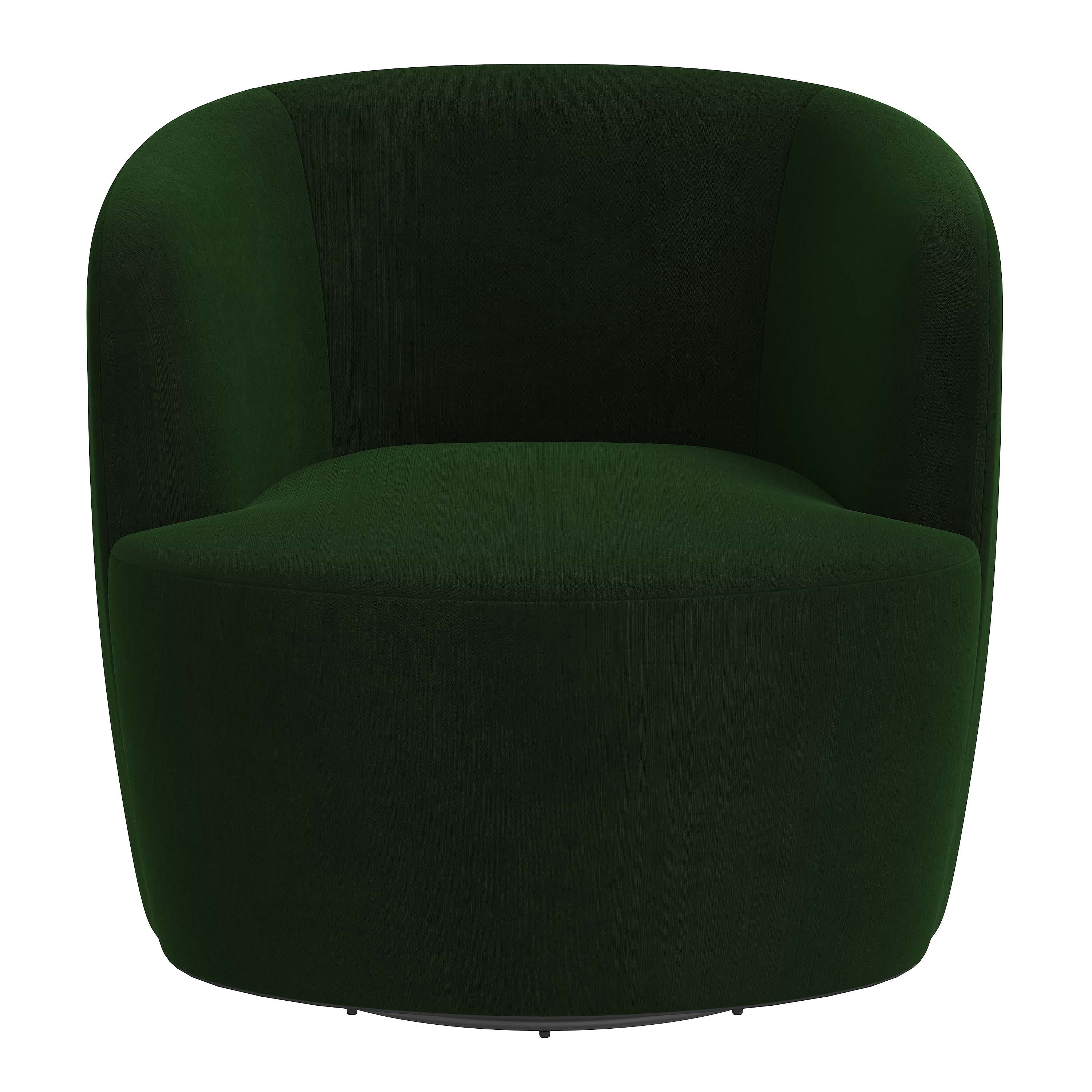 Hannah Swivel Chair - Emerald Velvet - Image 1