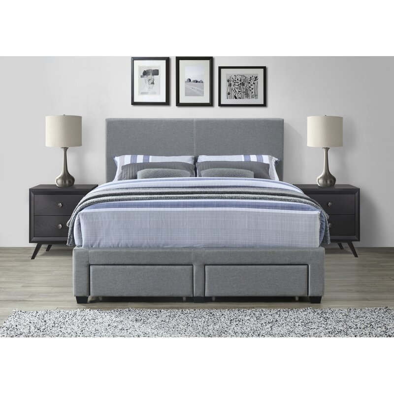 Colwell Queen Upholstered Storage Panel Bed - Image 0
