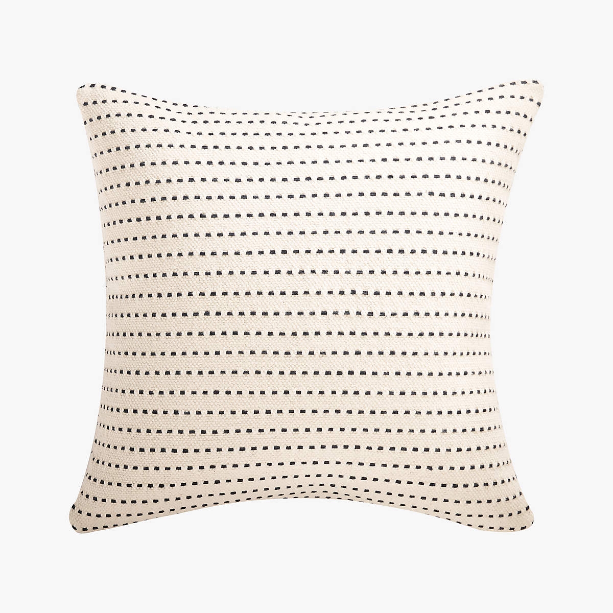 Clique Pillow, Down-Alternative Insert, Black and White, 20" x 20" - Image 0