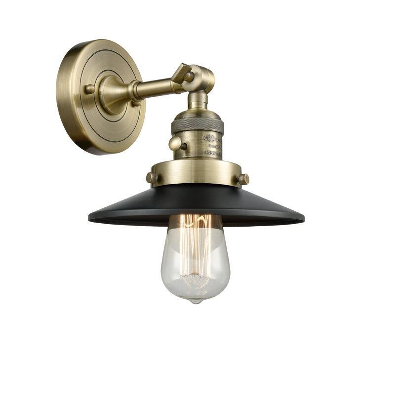 Mikesell 1-Light Armed Sconce - Image 0