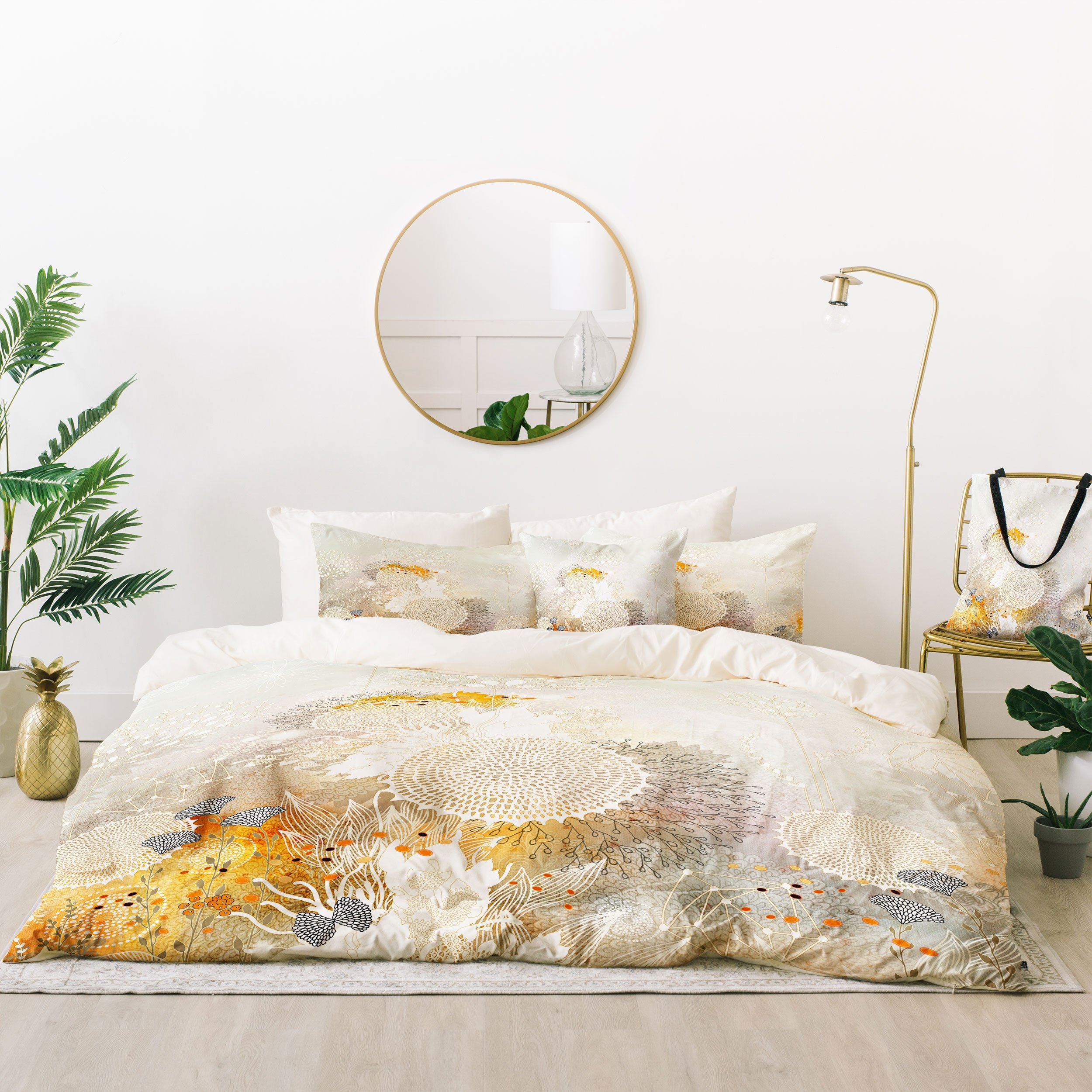 IVETA ABOLINA WHITE VELVET BED IN A BAG - KING SIZE - Image 0