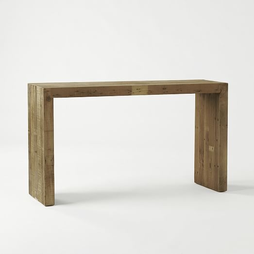Emmerson Reclaimed Wood Console - stone gray. - Image 1