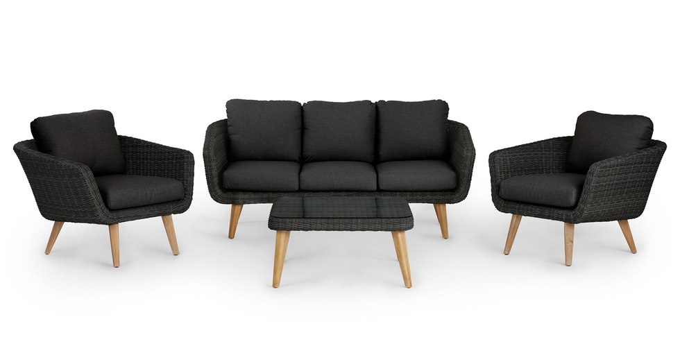 Ora Slate Gray Sofa Set - Image 0