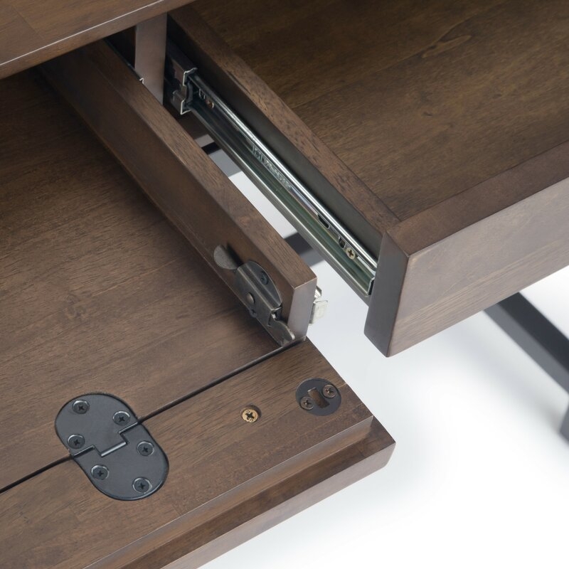 Bak Wide Solid Wood Desk - Image 3