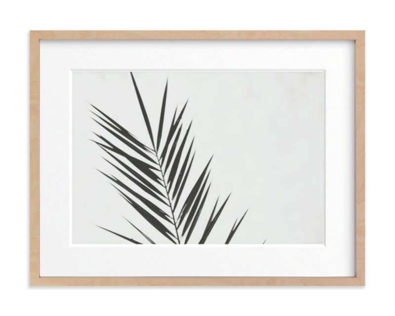 Two - 24x18, Natural Raw Wood Frame, matted - Image 0