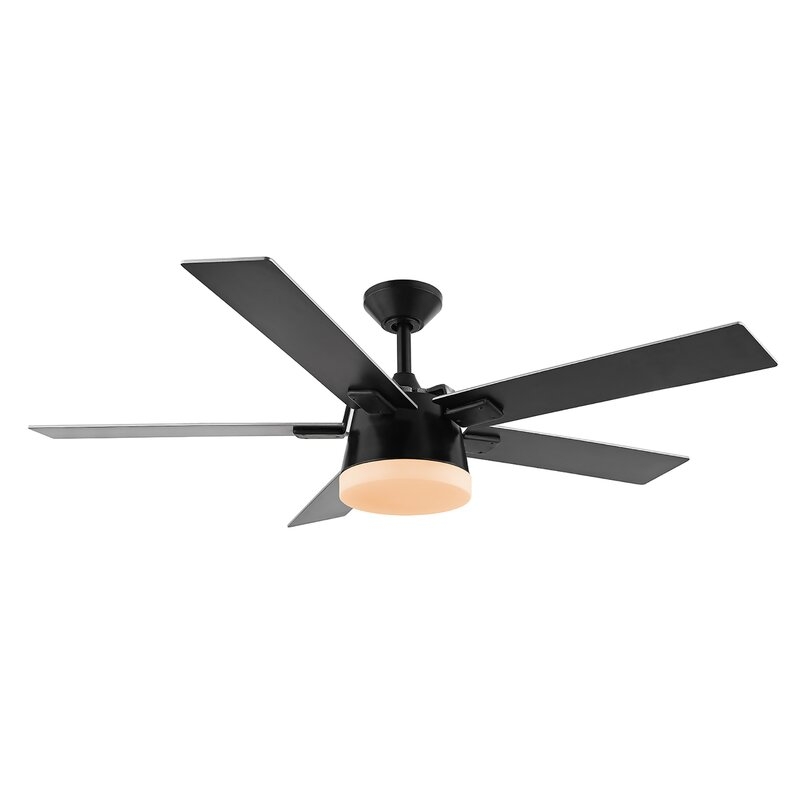 52'' Acoff 5 - Blade Standard Ceiling Fan with Remote Control and Light Kit Included - Image 0