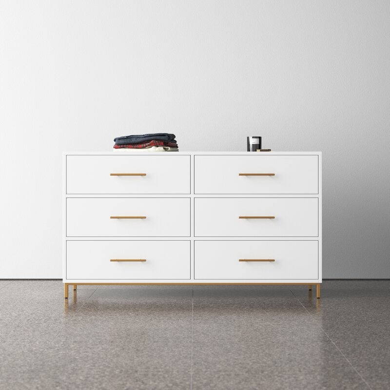 Mendoza 6 Drawer Dresser - 60'' - Image 0