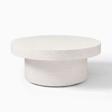 XL Pedestal Coffee Table, Winterwood - Image 2