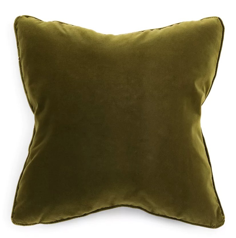 Lucca Olive Green Pillow Set of 2 - Image 2