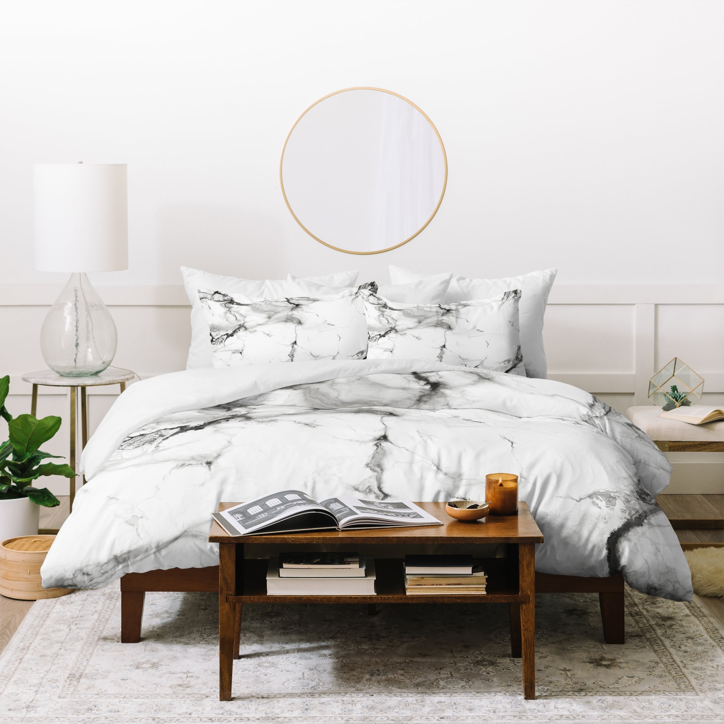 CHELSEA VICTORIA MARBLE DUVET COVER- King - Image 0