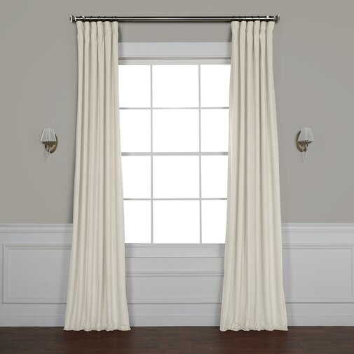 Riverton Solid Room Darkening Rod Pocket Single Curtain Panel - Image 0