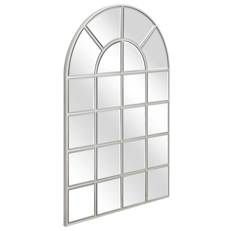 McKenney Arch Window Pane Wall Mirror - Image 3