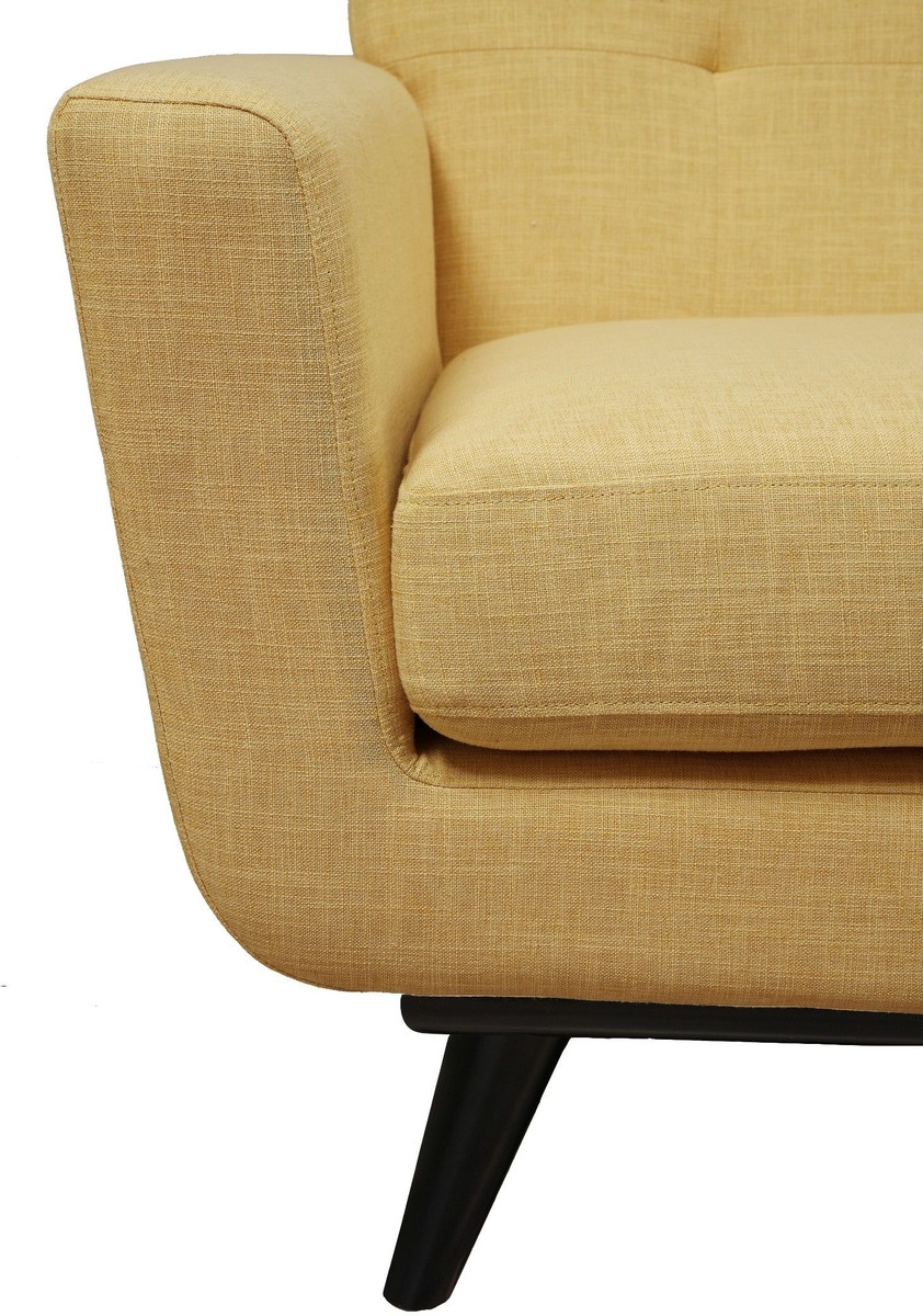Sloane Sofa, Yellow Linen - Image 3
