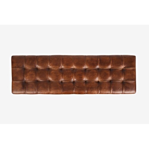 Lorilee Genuine Leather Bench - Image 4