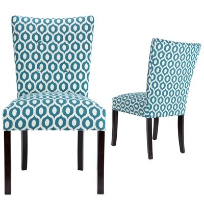 Matteson Fan Back Upholstered Dining Chair - Image 0