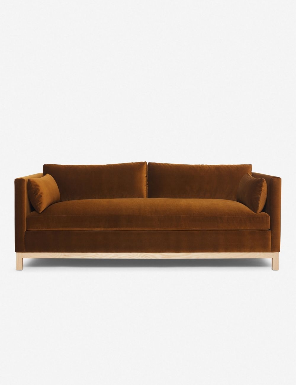 Hollingsworth Velvet Sofa, Cognac By Ginny Macdonald - Image 0