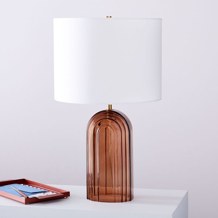 Retro Glass Table Lamp - Large - Image 0