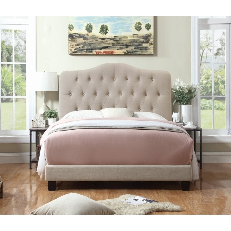Folmar Tufted Upholstered Low Profile Standard Bed - Image 0