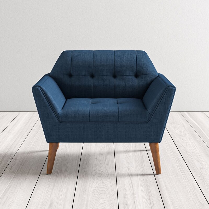 Hilliard 20" Armchair, Blue - Image 0